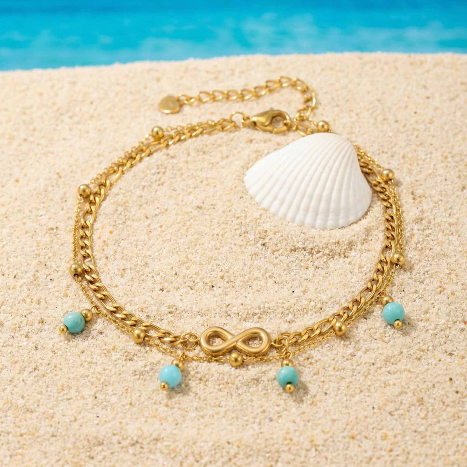 Jc Jewelry & Watches Photos - Vnox Nieuwe Boho Dubbellaagse Infinity Dames