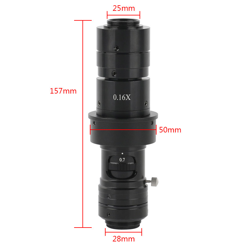 Jewelry And Watches Inc - 0.7X-4.5X Monoculaire Videomicroscoop 80X Optische C-mount