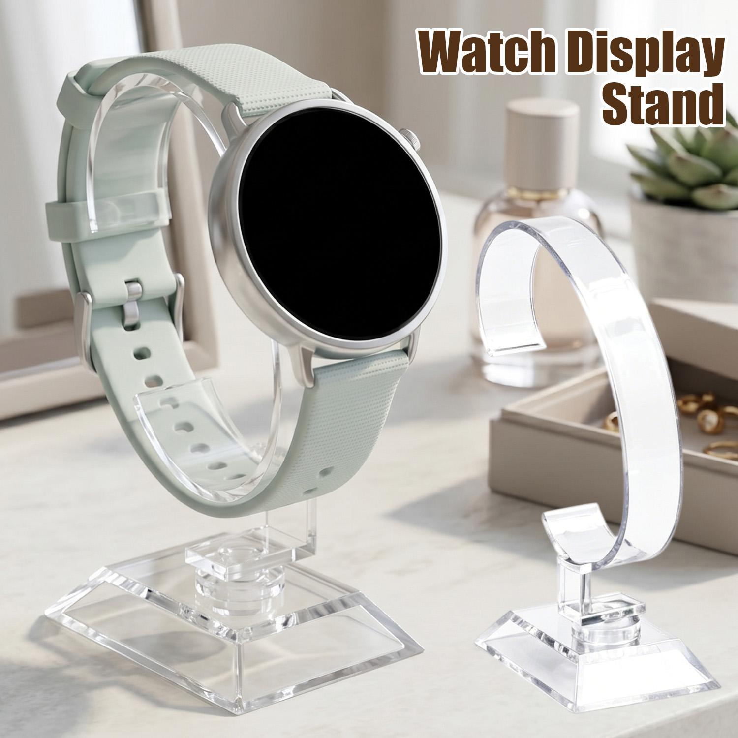 Transparante horloge-displayst - Jewelry And Watches Inc recensie en prijs