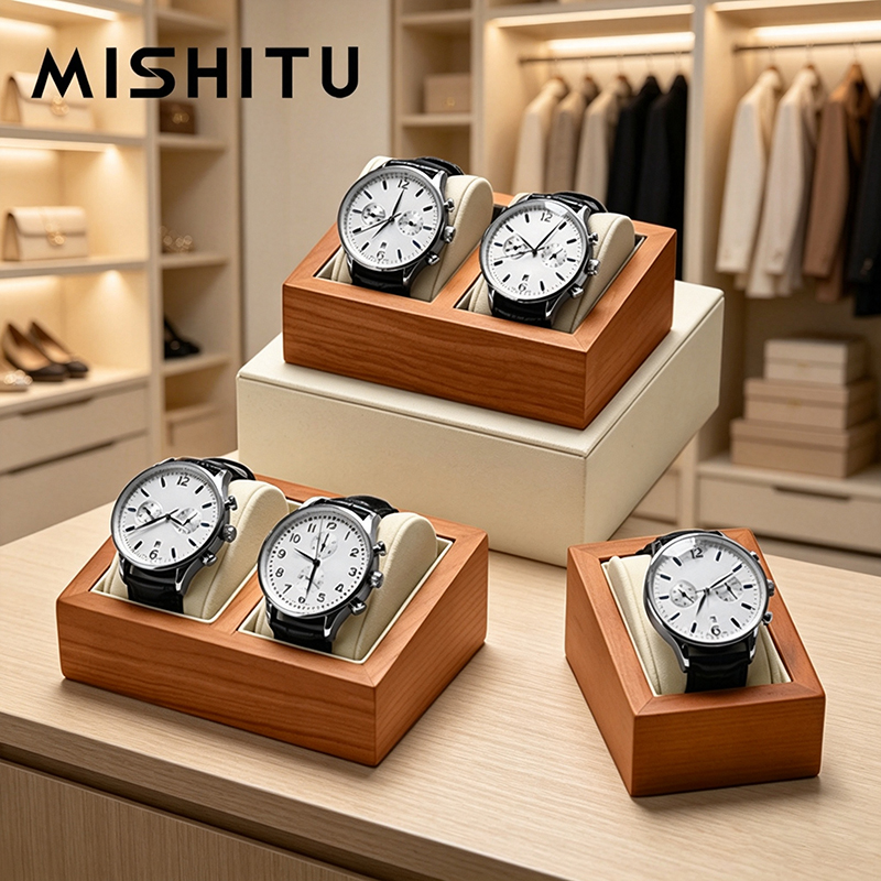 MISHITU Massief Houten Horloge - Watch Display Box recensie en prijs