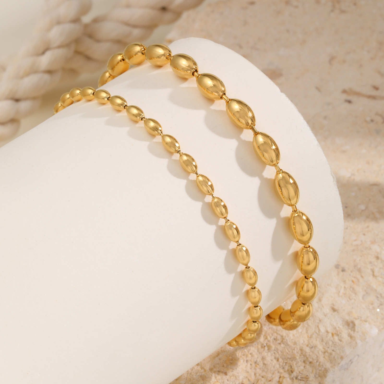 Rvs Rugby Kraal Ketting Enkelb - Jc Jewelry & Watches Photos recensie en prijs
