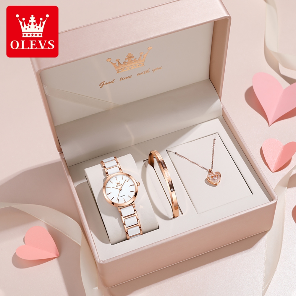 OLEVS Dameshorloge 5877 Luxe E - Jewelry For Watches recensie en prijs