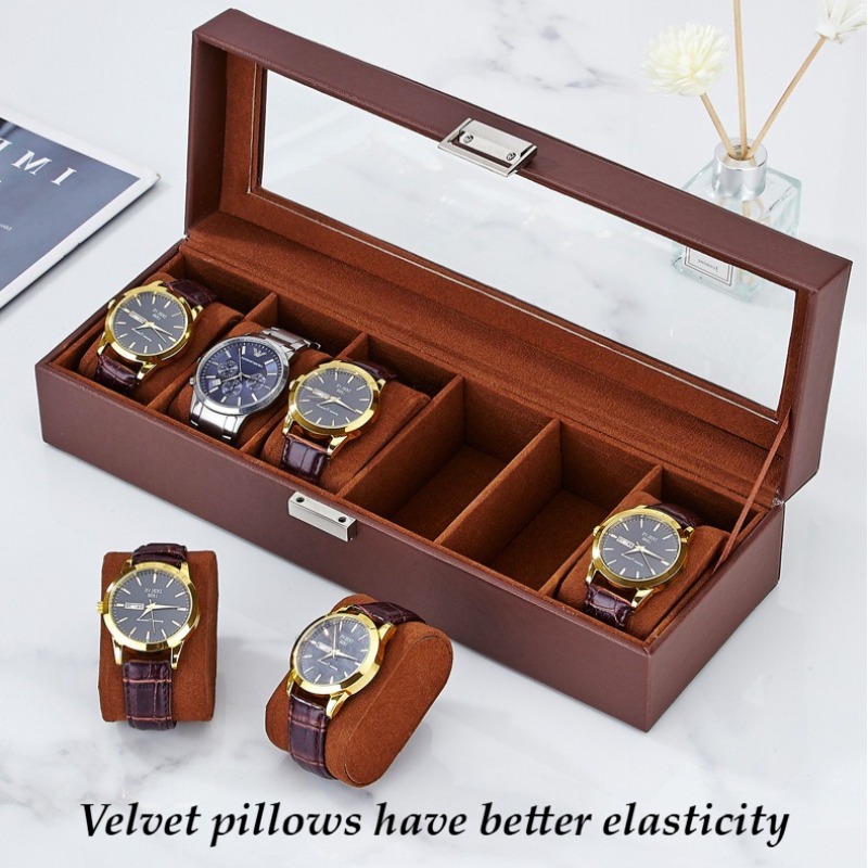 Leren horlogedoos Retro horlog - Watch Display Box recensie en prijs