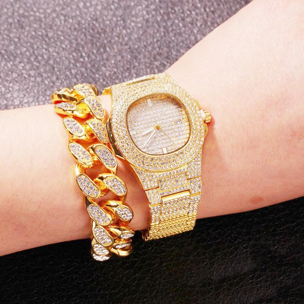 Ketting+horloge+armband Hiphop - Jewelry For Watches recensie en prijs
