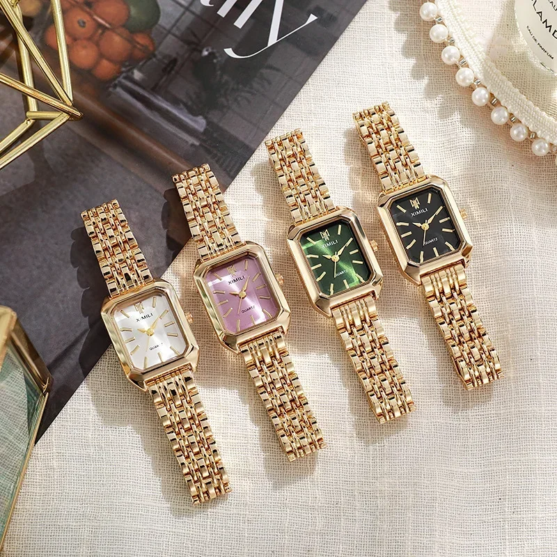 Dames Retro Vierkant Metalen B - Jewelry For Watches recensie en prijs