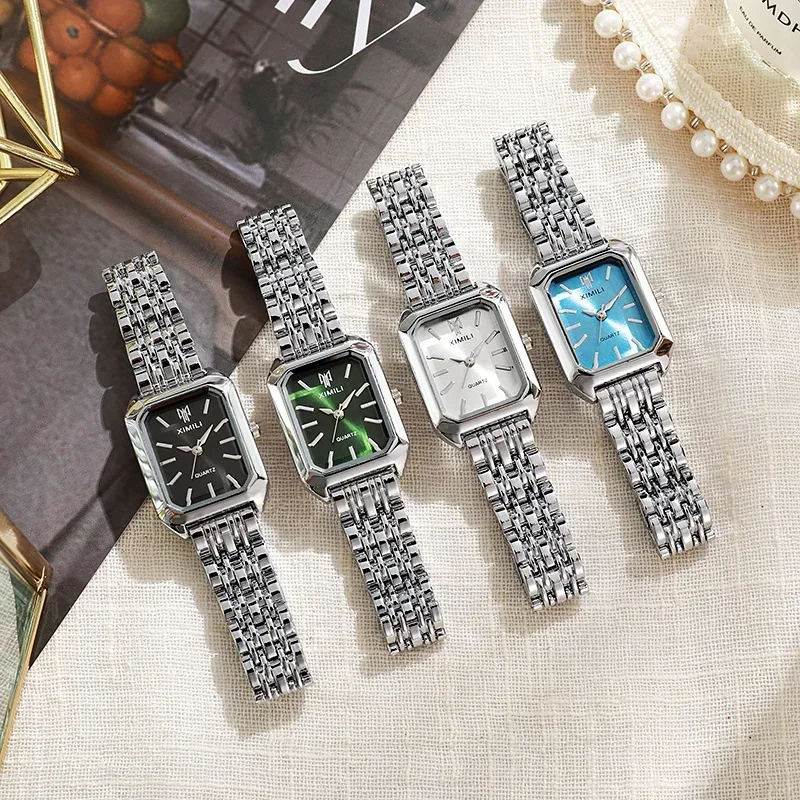 Dames Retro Vierkant Metalen B - Jewelry For Watches recensie en prijs